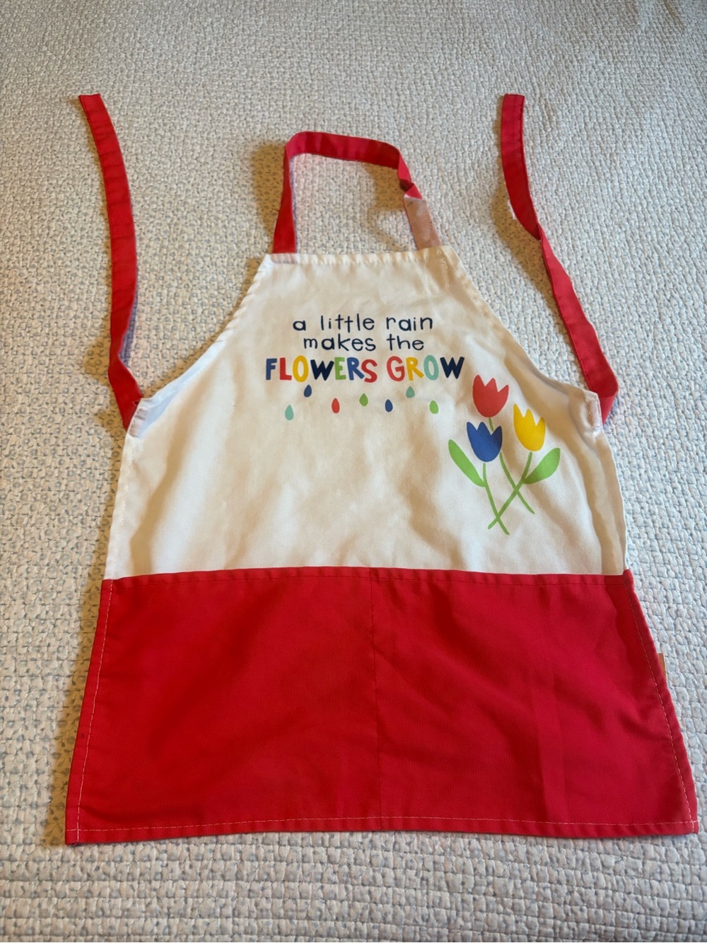 Kids Craft Cooking Flowers Grow Apron